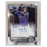 2025 Kyle Karroes Bowman Chrome 1st Auto
