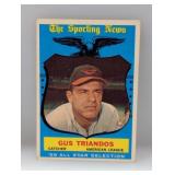 1959 Topps Triandos All Star Corners/Edges/Indents