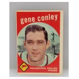 1959 Topps Gene Conley in NBA Corners/Edges/Stain