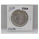 1890 90% Silv Morgan $1 Dollar
