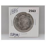1885 90% Silv Morgan $1 Dollar