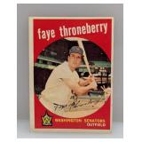 1959 Topps #534 Faye Throneberry Corners/Edges