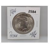 1924 90% Silv Peace $1 Dollar