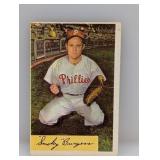 1954 Bowman Color Forest "Smoky" Burgess Damage