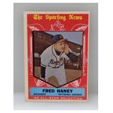 1959 Topps #551 Fred Haney HN All Star Braves