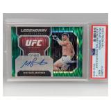 2023 Prizm Green Pulsar /25 Auto Bisping PSA 9
