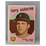 1959 Topps #524 Larry Osborne HN Tigers Corners