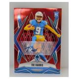 2025 Tre Harris Panini Phoenix Red Auto RC /99