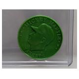 1960 Armour Green Mickey Mantle Coin