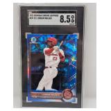 JORDAN WALKER 2022 Bowman Ch Sapphire Ed SGC 8.5