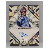 /10 2025 Diamond Icons Yadier Molina Auto Gold