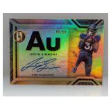 2021 NFL Gold Standard Au Gold 86/99 Auto Simmons