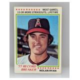 1978 Topps Nolan Ryan #6 Surface/Corners/Edges