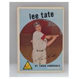 1959 Topps Lee Tate Tuff HN 544 Surface/Corners