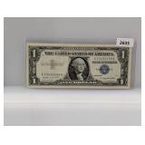 1957-A Blue Seal $1 Silver Certificate