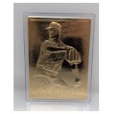 Danbury Mint 22k Gold Cards Tom Glavine Braves