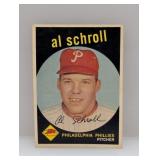 1959 Topps #Al Schroll HN Phillies Corners/Edges