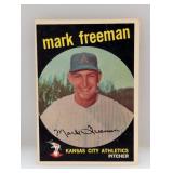 1959 Topps Mark Freeman HN Corners/Edges/Surface