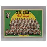 1959 Topps Reds Team Frank Robinson 111 Damage