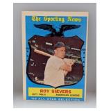 1959 Topps Sievers All Star Senators Corners/Edges