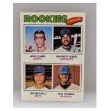 1977 Topps RCs Clark Jones Mazzilli ETC RC DMG