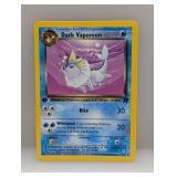 2000 Pokemon 1st Ed Team Rocket Dark Vaporeon *MP