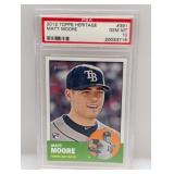 2012 Matt Moore Topps Heritage RC #391 PSA 10