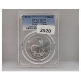 PCGS 2018 MS70 S Africa Krugerrand