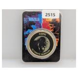 1oz .999 Silv Godzilla/Kong $2 Dollars