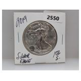 2019 1oz .999 Silv Eagle $1 Dollar