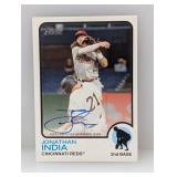 2022 Topps Heritage Jonathan India Certified Auto