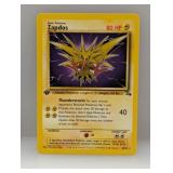 1999 Pokemon 1st Edition Fossil Zapdos #30 *MP