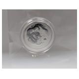 2012 1/2oz .999 Silv Yr of the Dragon 50 Cents