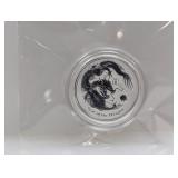 2012 1/2oz .999 Silv Yr of the Dragon 50 Cents