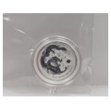 2012 1/2oz .999 Silv Yr of the Dragon 50 Cents