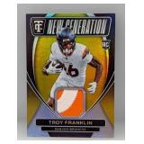 2024 NFL Cert Gold Patch/10 RC Franklin Crease