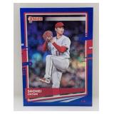 2020 Donruss Shohei Ohtani Blue SP 94