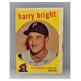 1959 Topps #523 Harry Bright Stain/Corners/Edges