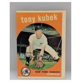 1959 Topps Tony Kubek 1957 AL ROY Corners/Edges