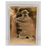 Danbury Mint 22k Gold Cards Derek Jeter Yankees