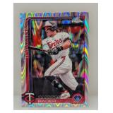 Topps Chrome #62 Harrison Bader Twins 2025