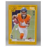 2024 NFL Zenith #194 Gold 2/10 RC Troy Franklin