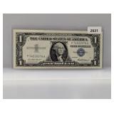 1957 Blue Seal $1 Silver Certificate