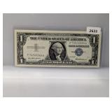 1957 Blue Seal $1 Silver Certificate