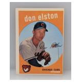 1959 Topps #520 - Don Elston (High #) "Cubs" Edg