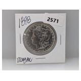1898 90% Silv Morgan $1 Dollar