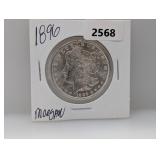 1896 90% Silv Morgan $1 Dollar