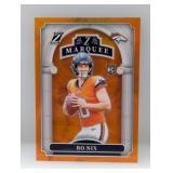 2024 NFL Zenith Marquee Orange Ref RC BO Nix