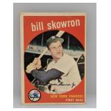 1959 Topps Bill Skowron 90 Crease/Corners/Edges