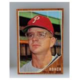 1962 Topps Baseball Mel Roach Tuff High Number 581